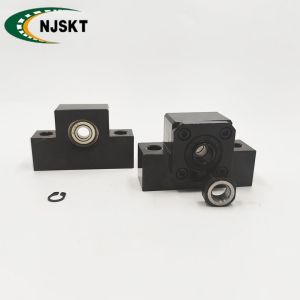 Carbon Steel Ball Screw Support RoHS EK05 JIS B 1191 Square Supported Side