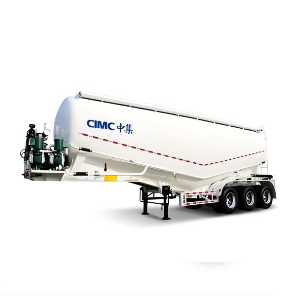 CIMC Latest Design Of High-strength Three-axis Cement Bulk Powder Tank Trailer