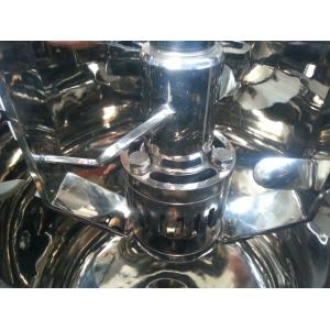 Three Phase Toothpaste Vacuum Pump Vacuum Emulsifying Machine With Hydraulic