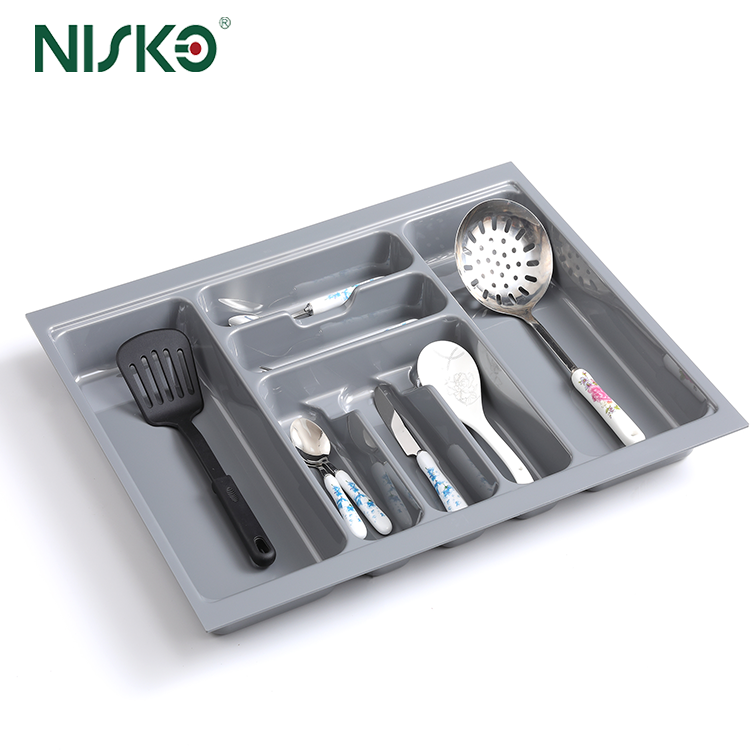 Wholesale Kitchen Flatware Tray Storage Organizer Cutlery Drawer Insert For Spoons Forks Utensils from china suppliers