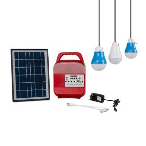Multifunctional Touch Switch Solar Rechargeable Lamp With Solar Panel