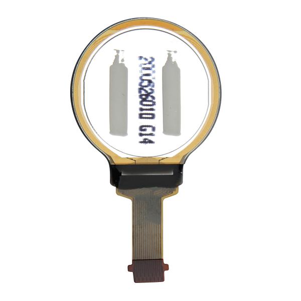 0.75 Inch White 128x128 Resolution Round Screen OLED Display Module