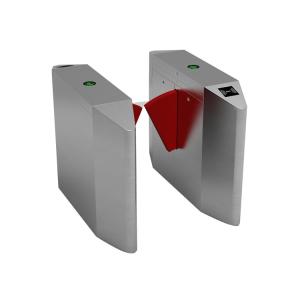 BLDC Motor Waist Height Flap Barrier Gate With Wire Drawing Surface Treatment