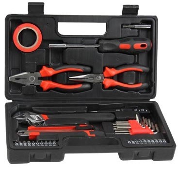 40 pcs tool set ,with screwdrivers ,wrench ,pliers ,cutter knife