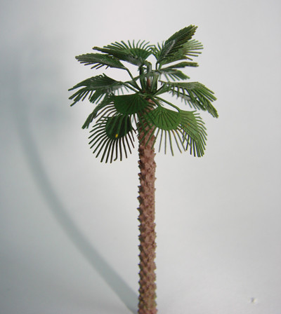Quality 1:150 copper palm  tree--1:50 model metal tree,miniature artificial tree,metal model palm trees,building model trees for sale