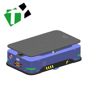 Telescopic Lift Docking AGV Robot for Streamlined Trackless Material Handling