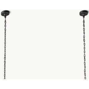Brass Glass Hanging Black LED Foyer Chandelier Chrome Finish 60 Watts