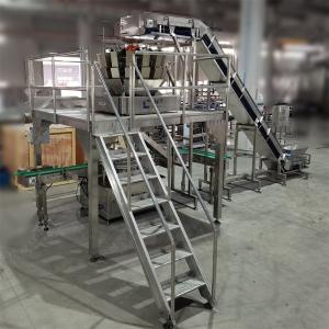 Hawthorn Canned Fruit Automatic Solid Filling Machine With Multi-Head Scale