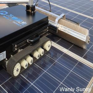 24V Operating Solar Panel Cleaning Robot Clean-In-Place Type Optional Dry or Wet