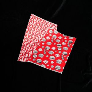 Wholesale custom printing logo eco-friendly biodegradable fried burger sandwich