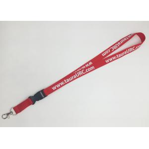 Popular custom silk-screen polyester lanyard printed key lanyards