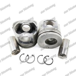 China 6D16T Engine Piston Chamber Size 57mm 3kx2.5x4mm Pin Hole 42mm ME300199 For Mitsubishi Engine Spare Parts on sale