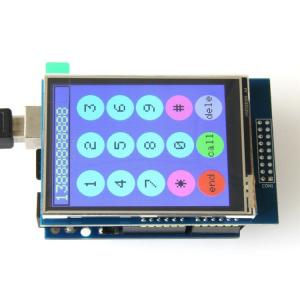 2.8 inch TFT Raspberry 320x240 resolution 20 PINS 8-bit parallel interface