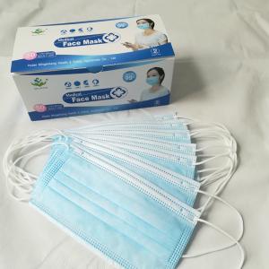 China Child / Adult Sterile 3 Ply Disposable Face Mask With Low Breathing Resistance on sale