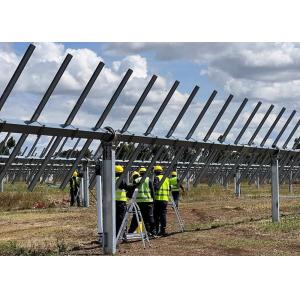 Horizontal Single Axis Solar Tracker Bracket / PV Mounting Structure