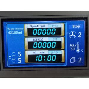 LCD Floor Standing Centrifuge Swing Out Rotor Oil Test Microcomputer low speed
