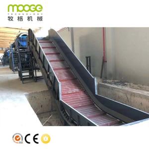 800mm Rubber Conveyor Belt For Plastic Bottles Waste Recycling Machinery