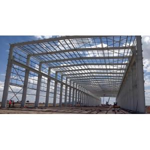 China Metal Sheet Wall Commercial Steel Frame Building with Painting or Hot Dipped Galvanized Surface on sale