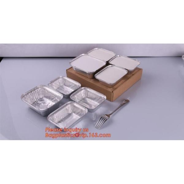 sealable aluminum foil takeaway containers,different shapes capacity take away