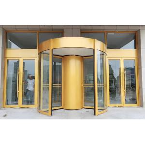 Smooth And Safe Operation Automatic Revolving Door For Commercial