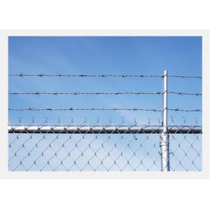 75mm-120mm Barb Spacing Barbed Wire Fence security farm fencing