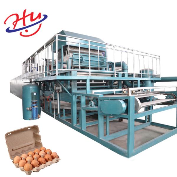Rotary Pulp Molding Waste Paper Egg Carton Machine 3000pcs/H
