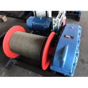 Durable Electric Lifting Winch 175 - 1100 Mm Drum Diameter For Construction