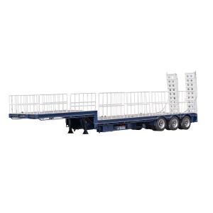 Jost E100 3 Axles Lowboy Semi-Trailer 70t Load Capacity Hydraulic Heavy Duty