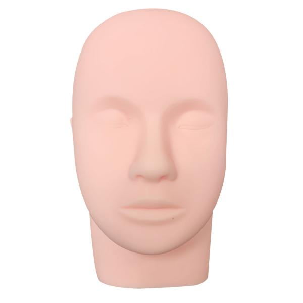 Silicone Rubber Permanent Makeup Practice Skin , Mannequin Head For Makeup Practice