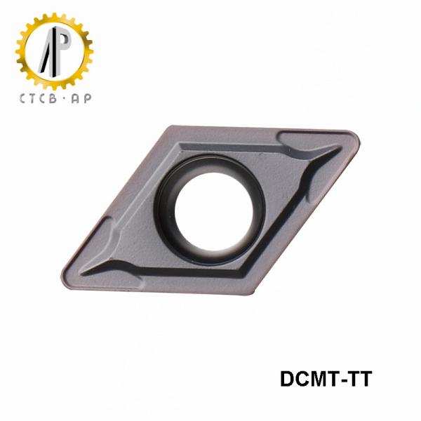 PVD Coating DCMT0702 Tungsten Carbide Inserts Metal Cutting For Stainless Steel