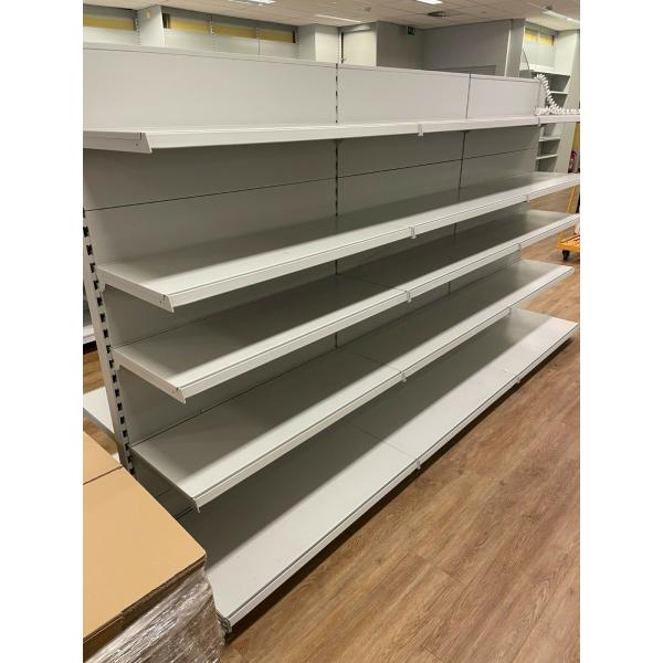 37CM Grocery Shop Display Stands Gondel Regale 100kg Gondola Shelving For Liquor