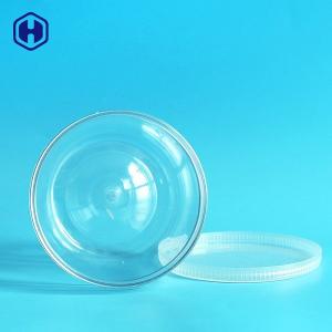 Thin Wall Food Grade Plastic Containers Round Plastic Screw Top Jars