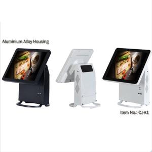 Store White Color Win 10 OS Pos Cash Register With Aluminium Alloy Housing