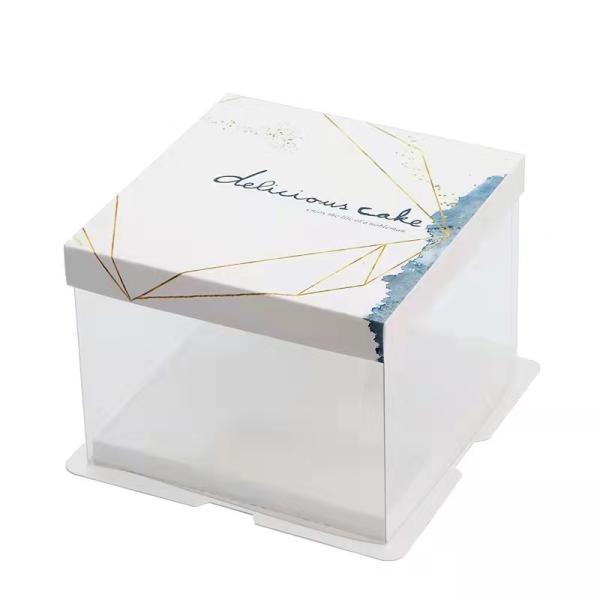 Square Plastic Cake Box