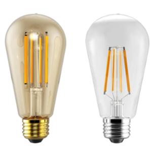 ST64 Edison LED Filament Bulbs Dimmable 4W 6W 8W 2200K 1050lm Old Fashioned