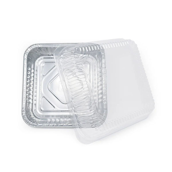 Quality 8 " X 8 " Square 1350ml  Aluminum Foil Pan With Lids for sale