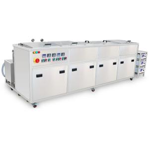 Filtration System Industrial Ultrasonic Parts Cleaner 3 Tanks In 1 Machine