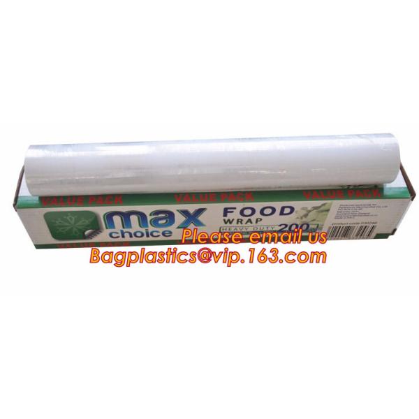 Keep Fresh PE food wrap plastic Cling film wrap jumbo roll, LLDPE power stretch wrap film food wrap stretch film, bageas