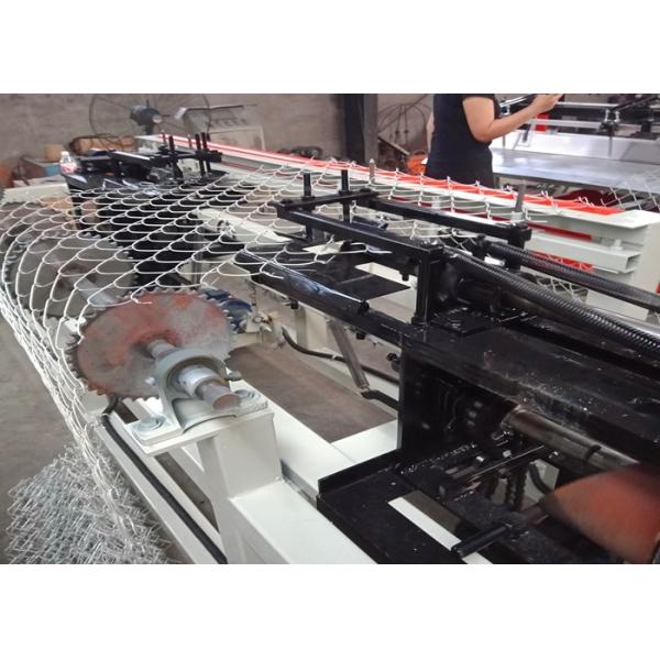 3m High Speed Chain Link Fence Machine Adjustable Mesh Width Wire Diameter 1.5-4