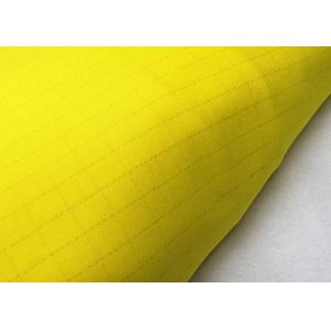 China 240gsm Yellow Flame Resistant Cotton Antistatic Fabric For Suit Anti Alkali on sale