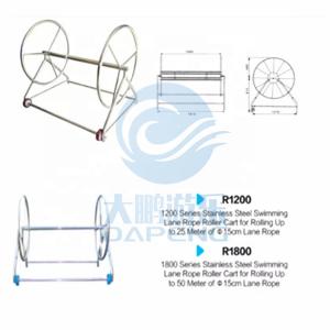CE Swimming Pool Accessories SS 304 316 Lane Line Storage Reel DP-PLR01 Model