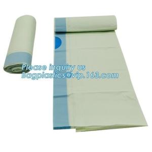 Wholesale compostable cornstarch to protect the environment flat bags on roll for food package accept custom design printing from china suppliers