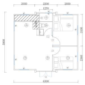 Double Wing Container House with Balcony and Steel Structure The Ultimate