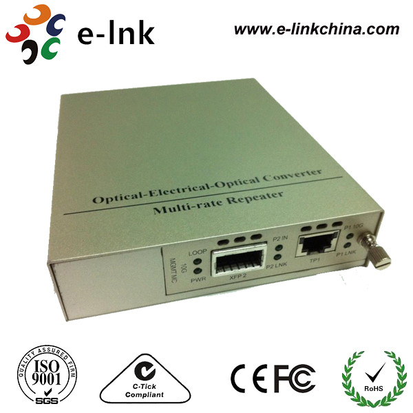 Quality XFP To UTP Fiber Ethernet Media Converter , Multimode Fiber To Ethernet Converter for sale
