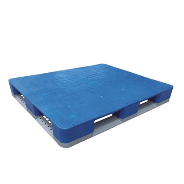 Quality PE Composite Blue Plastic Pallet 1.2x1m Stackable Plastic Pallet for sale