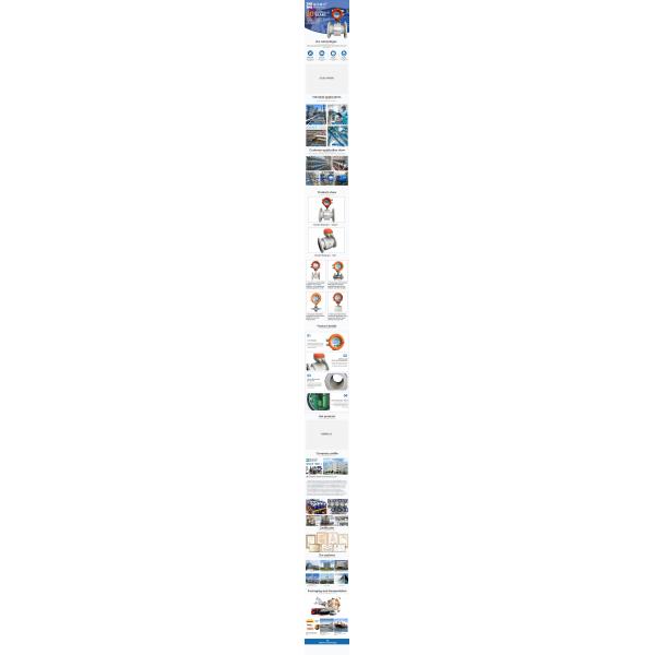 Stainless steel low price electromagnetic flange water flow meter