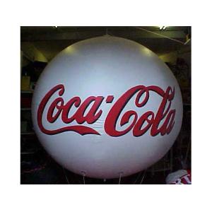 Hot Sale Advertising Inflatables Coca Helium Sphere , Advertising Inflatables