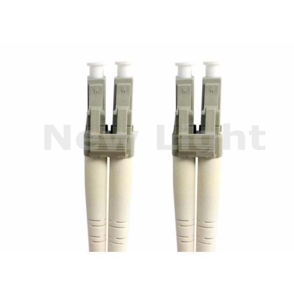 Orange 2.0mm Diameter Multimode LC LC Duplex Fiber Optic Patch Cable for Network