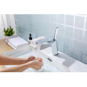 Brushed Bathroom Basin Faucets Countertop Hot And Cold Tap Mixer
