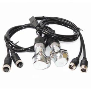 Curly 7 Pin Trailer Cable Spiral Power Cable For Camera Kits